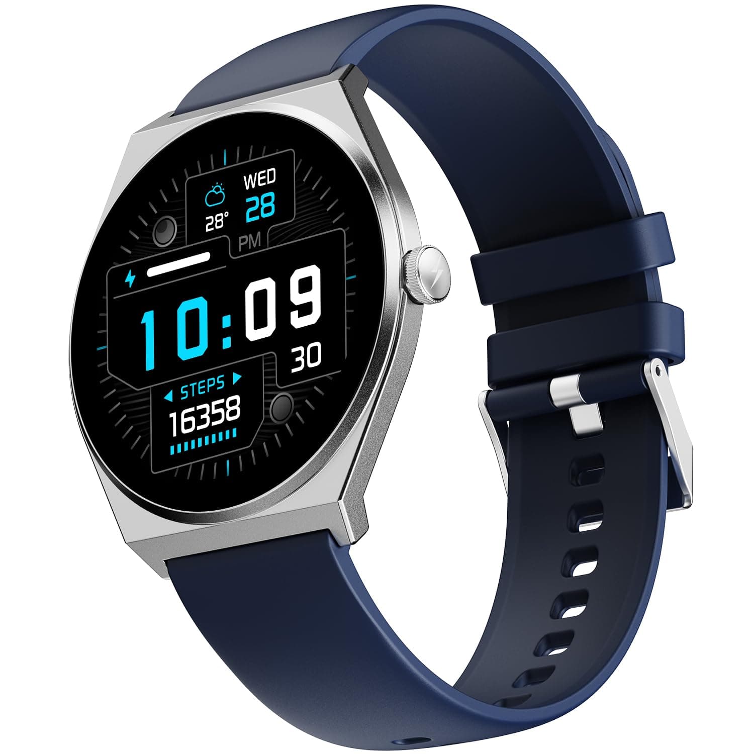 Fire-Boltt Phoenix Nova Smartwatch 1.43 Slim Super AMOLED Display, 466x466 Pixel Always-On Display, Bluetooth Calling, Health Tracker for Men & Women ...
