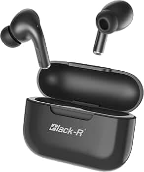 Black-R Wireless in Ear Earbuds with 130H Playtime, V5.4 Version, 45ms Low Latency Gaming with ENC, 13mm Bass Drivers Ear Buds TWS, Quick Charge, R-00...