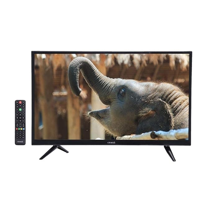 CROMA 80 cm (32 Inches) HD Ready LED TV (CREL7318, Black) Standard Televisions