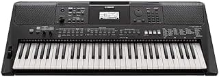Yamaha PSR-E463 61 Key Portable Keyboard with Deluxe foam cover