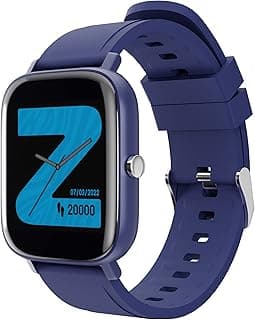 Zebronics ZEB-FIT280CH Smart Watch with Screen Size 3.55cm (1.39inch) 12 Sports Modes, IP68 Waterproof, Heart Rate, BP, SpO2, Caller ID, 7 Days Storag