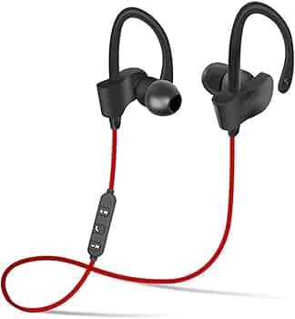 esportic QC-10 Bluetooth (4 Year Warranty) Bluetooth Earphone Wireless Headphones Mobile Phone Sports Stereo Jogger, Running, Gaming, Exercises, Bluet...