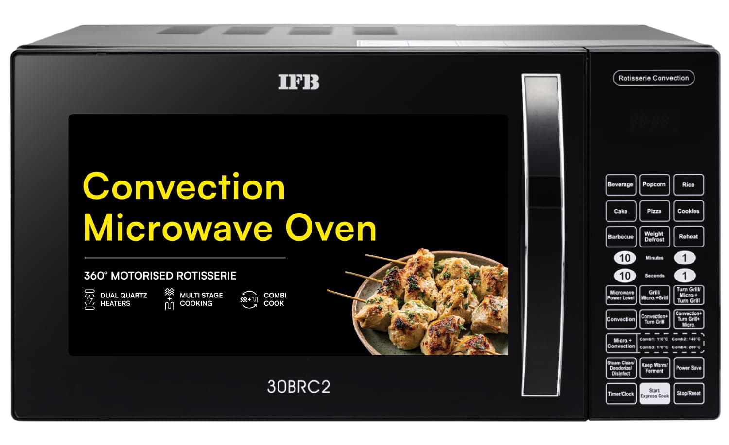 IFB 30 L Convection Microwave Oven (30BRC2, Black, With Starter Kit)