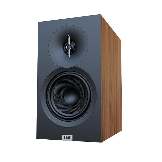 Elac DB53-WN Debut Series 3.0 Two Way Compact Bookshelf Speakers (Pair) (Walnut)