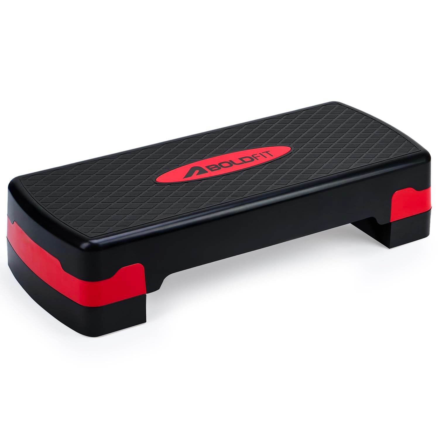 Boldfit Stepper For Exercise Professional Aerobic Step Platform Gym Equipment For Home Workout Adjustable Height Stepper Machine For Exercise At Home Non Slip Platform Step Max Weight 250kg Black