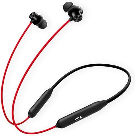 boA Trending Wireless Bluetooth 6.0 Neckband with Mic, Fast Charging Support, Magnetic Earbuds, HD Calling Mic, Comfort Fit All Day for Music Gaming Travel, Compatible with Android and iOS Devices