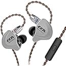 CCA C10 Hybrid in-Ear Earphones, 4BA+1DD HiFi Stereo Deep Bass Noise Isolating Sport IEM Wired Earbuds/Headphones, Stage/Stud