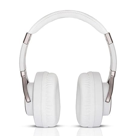 Motorola Pulse Max Over Ear Wired Headphones with Alexa (White) Over-Ear