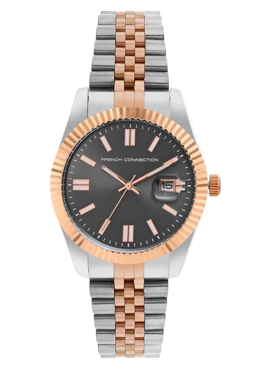 French Connection Spring-Summer 2023 Analog Grey Dial Men's Watch-FCP41RTM