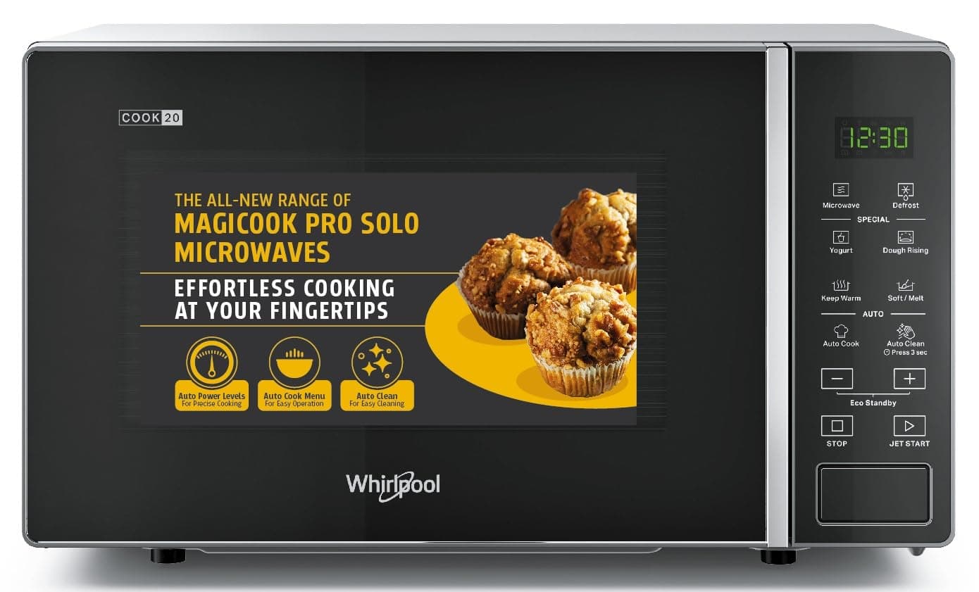 Whirlpool 20 L Solo Microwave Oven (MAGICOOK PRO 20SE BLACK)