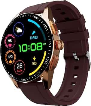 (Refurbished) Fire-Boltt Invincible Plus 1.43" AMOLED Display Smartwatch with Bluetooth Calling, TWS Connection, 300+ Sports Modes, 110 in-Built Watch...