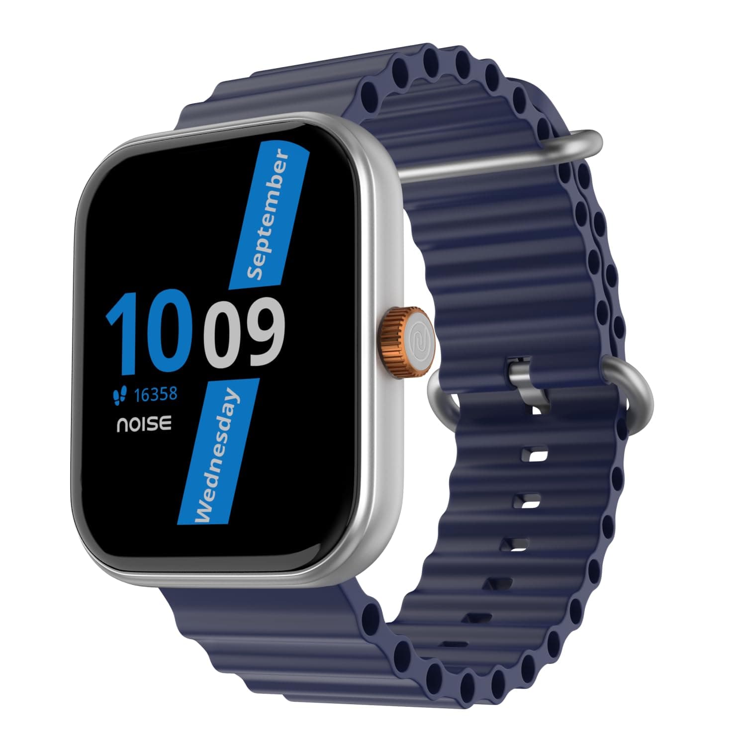 Noise ColorFit Pulse Air Square Dial Smartwatch with BT Calling, 1.85" TFT Display, Lightweight 45g Design, Heart Rate & Step Tracking, Multi-Sport Modes, Find My Phone, Water Resistant (Cobalt Blue)