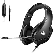 Cosmic Byte Stardust Headset with Flexible Mic for PS4, Xbox One, Laptop, PC, iPhone and Android Phones (Black)