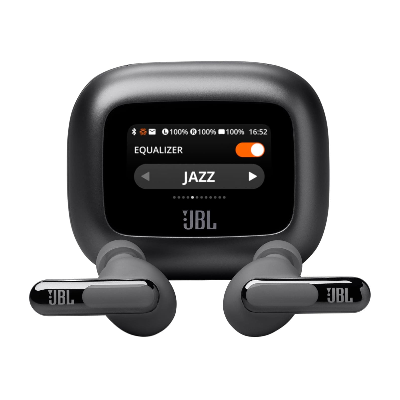 JBL New Launch Live Beam 3, Hi-Res Audio True ANC TWS, Smart Case with Touch Display, 48H Playtime, Wireless Charging, 6 Mic, Multipoint connection, I...