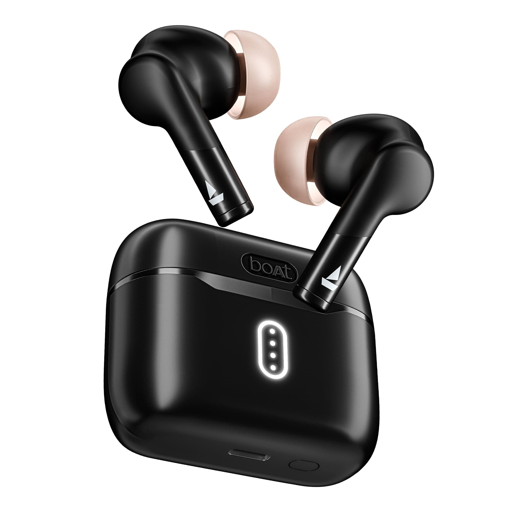 boAt Airdopes 141 Gen 2 (2025), 4 Mics ENx Tech, 48 Hrs Playback, Free Music Streaming, Fast Charge, Low Latency, IPX4, v5.4 Bluetooth Earbuds, TWS Ea...