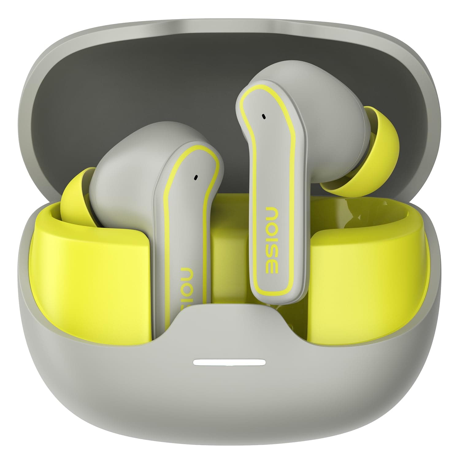 Noise Pop Buds Truly Wireless Earbuds with 50H of Playtime, Quad Mic with ENC, Instacharge(10 Min=150 Min) Bluetooth V5.3(Steel Pop) True Wireless