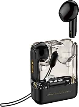 DUDAO U18PRO Wireless Earbuds with Hi-Res & LDAC, 43dB Hybrid Active Noise Cancelling B.TV 5.3 with 6 Mics, Playtime 52 Hrs, Dual Mode IP45 Rated, Tra...