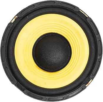 SP 5 inches 25 Watt 4 Ohm Auto Mid-Bass Component Poly Woofer Audio Sound Bluetooth Speakers for Car Stereo, Multicolor