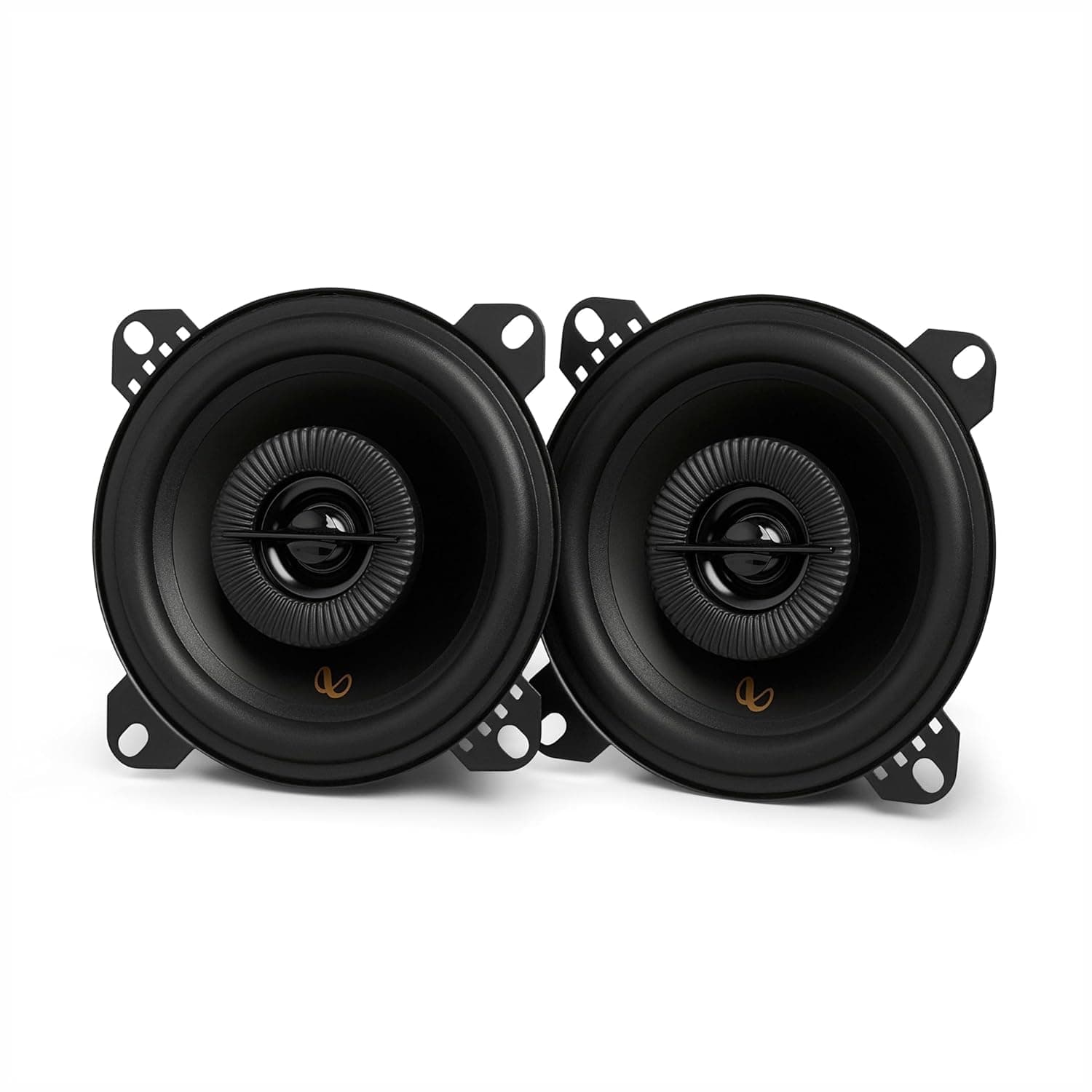 Infinity Car Coaxial Speaker Alpha 403F (4 Inch)| Peak Power - 320W | RMS Power - 40W | 4 Inch Coaxial Speaker (Black)