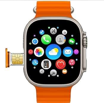 Shreyansh HK Ultra One AMOLED 4G SIM Smart Watch Android Watch 3GB+32GB, 4G Sim Card Supported