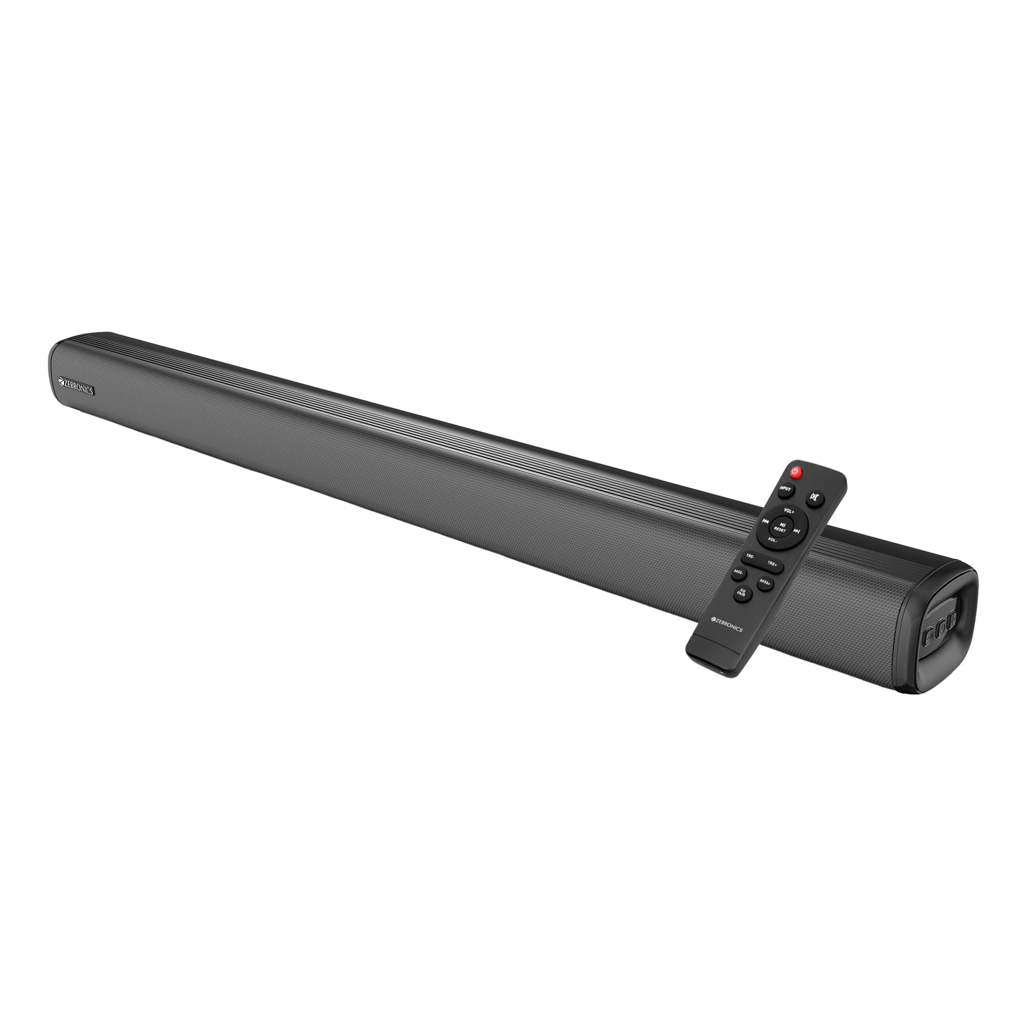 ZEBRONICS 80W Soundbar with Dual Drivers, 2.0 Channel with Dual Drivers, BTv5.4, TV ARC, USB, AUX, LED Indicator, Remote Control, Wall Mountable, (Juk...