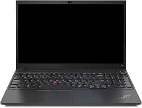 Lenovo ThinkPad E15 Intel Core i3 11th Gen 15.6-inch (39.62 cm) FHD Antiglare Thin and Light Laptop (4GB RAM/256GB SSD/DOS/FPR/Black/1.7 kg), 20TDS0RE