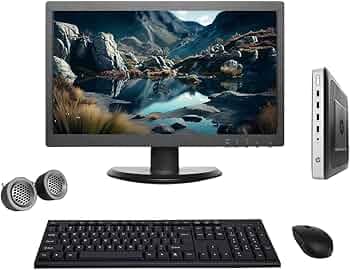 (Refurbished)HP T630 19" HD All-in-One Desktop Computer Set (AMD GX 420GI| 8 GB RAM| 256 GB SSD| 19" HD LED Monitor| Wireless KB & Mouse| Speakers| Wi...