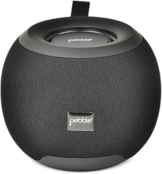(Renewed) Pebble Dome Heavy Bass 5W Bluetooth Speaker (Black)
