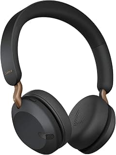 (Renewed) Jabra Elite 45h Wireless On-Ear Headphone With Mic (Copper black)