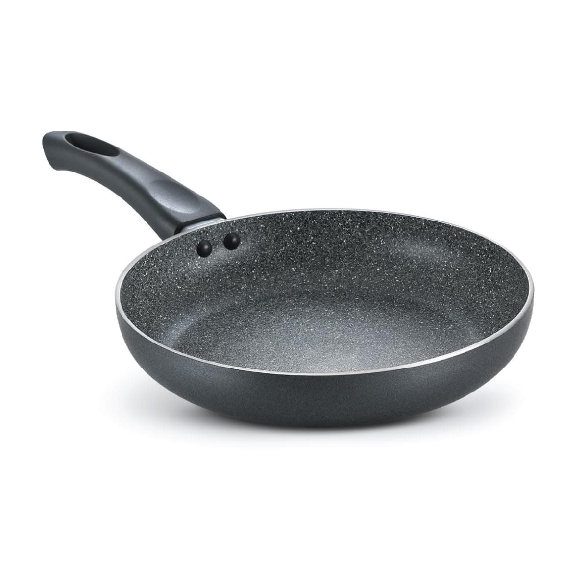 Prestige Aluminium Omega Deluxe Granite Fry Pan, 24 cm, Black (36305)