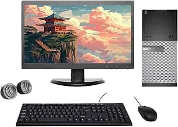 (Refurbished) Dell Optiplex 19" HD All-in-One Desktop Computer Set (Intel i3 2nd Gen| 8 GB RAM| 500 GB HDD| 19" HD LED Monitor| KB & Mouse| Speakers| ...