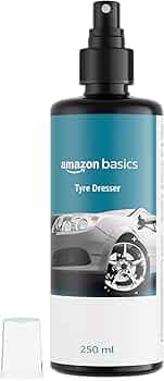Amazon Basics Long-Lasting Tyre Dresser | UV Protection | Prevents Fading and Cracks | Easy Application (250ml)