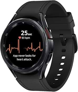 Samsang Galaxy Watch6 Classic LTE (47mm, Black, Compatible with Android only) | Introducing BP & ECG Features