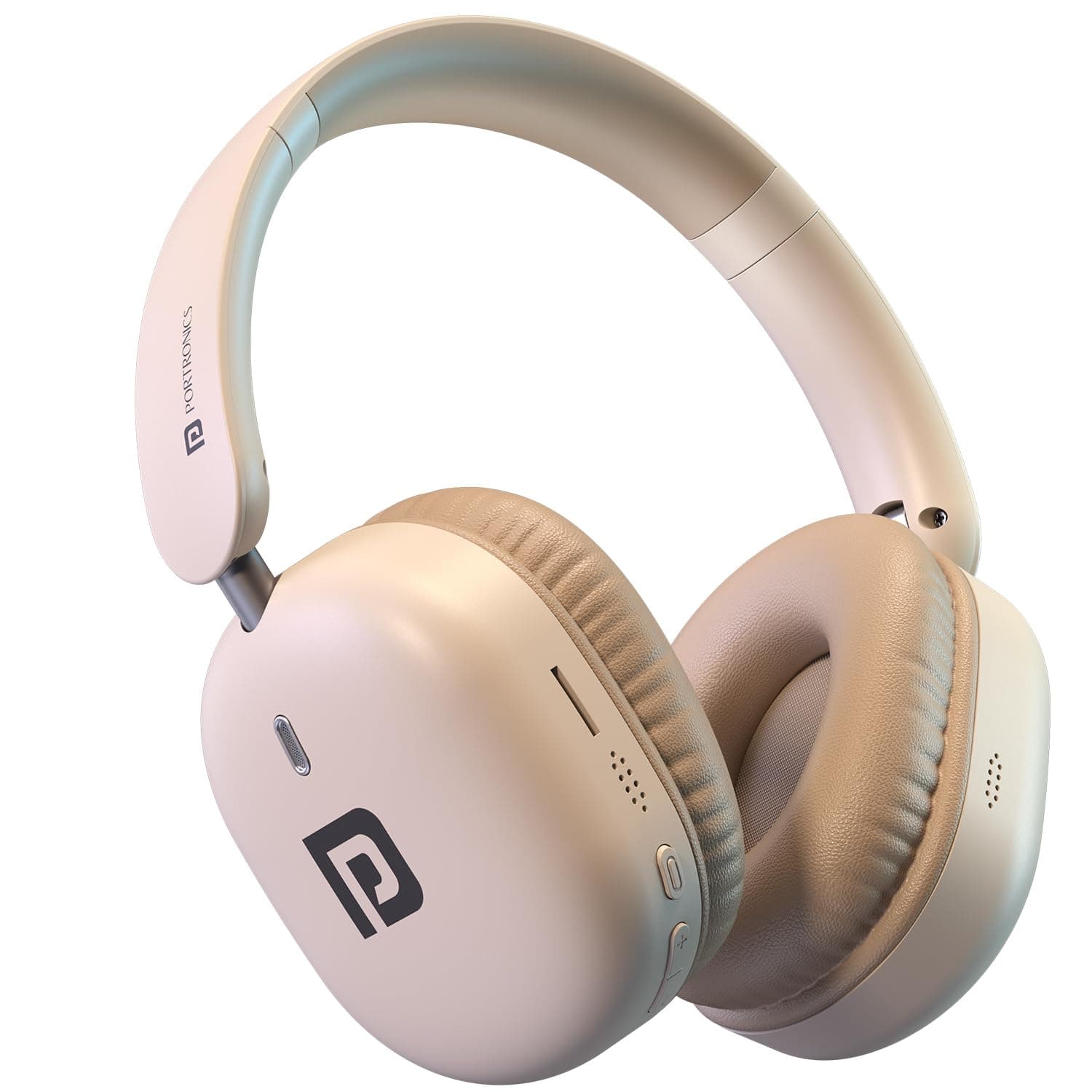 Portronics Muffs M6 Over Ear Wireless Bluetooth Headphone with Upto 40 Hours Playtime, Dual Pairing, 40mm Driver, HD Mic, Bluetooth 5.4V, Foldable Des...