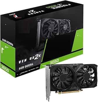 an Store RTX-3050 Venttus-2X-6G Oc i_e Graphic Card - Nviidia Geffrce RTX-3050 Gpu, 6Gb Gddr6 96-Bit Memory, 14 Gbps, Express 4 Interface, Up to 1492 ...