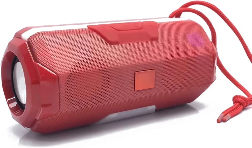 Lasmo A006 125 W Wireless Bluetooth Portable Speaker Compatible with All Devices (Red)