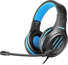 Cosmic Byte Blazar Wired Over-Ear Headphone with mic for PC, Mobiles, PS5, PS4, Xbox One, Tablets (Blue)