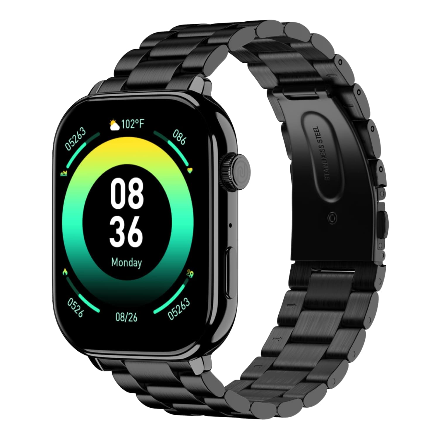 Noise Pulse 4 Max Smart Watch with AI Create (India's 1st Ever with Unlimited Watch Faces), AI Search, 1.96" AMOLED Display, Functional Crown, Premium...