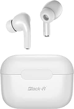 Black-R Wireless in Ear Earbuds with 130H Playtime, V5.4 Version, 45ms Low Latency Gaming with ENC, 13mm Bass Drivers Ear Buds TWS, Quick Charge, R-00...