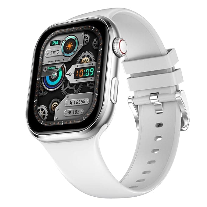 Fire-Boltt Brillia Smart Watch with 51.3mm (2.02 inch) AMOLED Display, Bluetooth Calling, SpO2, Heart Rate Monitoring, 120+ Sports Modes (Brillia, Grey)