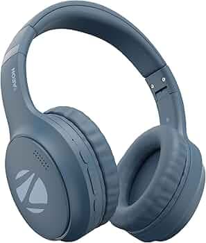 ZEBRONICS New Launch AEON Wireless Headphone with Active Noise Cancellation, 110h Battery Backup, Supports Bluetooth & AUX, Gaming Mode, ENC, Dual Pai...
