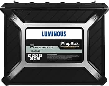 Luminous Ampbox AB30060 Gel Battery for Home, Office & Shops | Tall Tubular Battery | 5hr Backup | Maintenance Free | German Technology | Durable & Re...