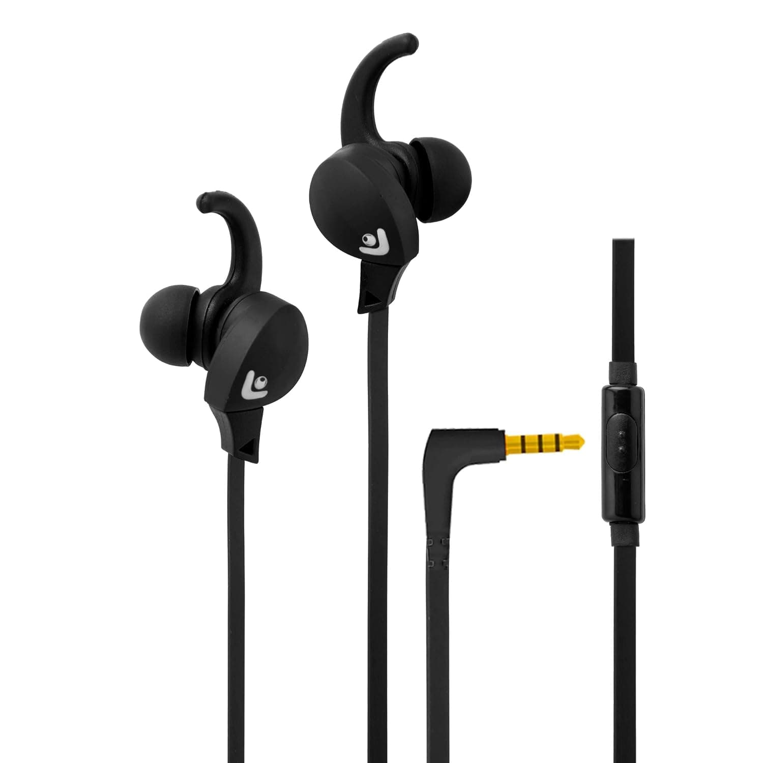 Envent Beatz 300 in-Ear Headphone with Mic (Black) In-Ear