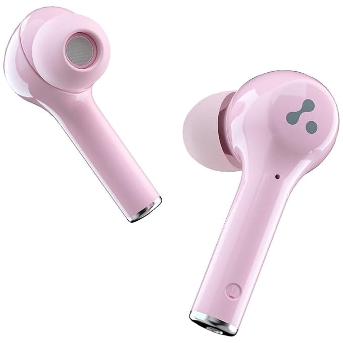 Ambrane NeoBuds 33 True Wireless in Ear Earbuds TWS with 19 Hours Total Playtime, High Bass Immersive Sound, Touch Controls, IPX4 Waterproof, Voice As