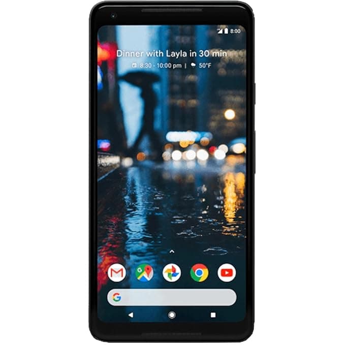 Google Pixel 2 XL (18:9 Display, 128 GB) Just Black Smartphones