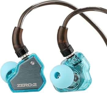 Linsoul 7Hz x Crinacle Zero:2 in Ear Monitor, Updated 10mm Dynamic Driver IEM, Wired Earbuds Earphones, Gaming Earbuds, with OFC IEM Cable for Musicia...