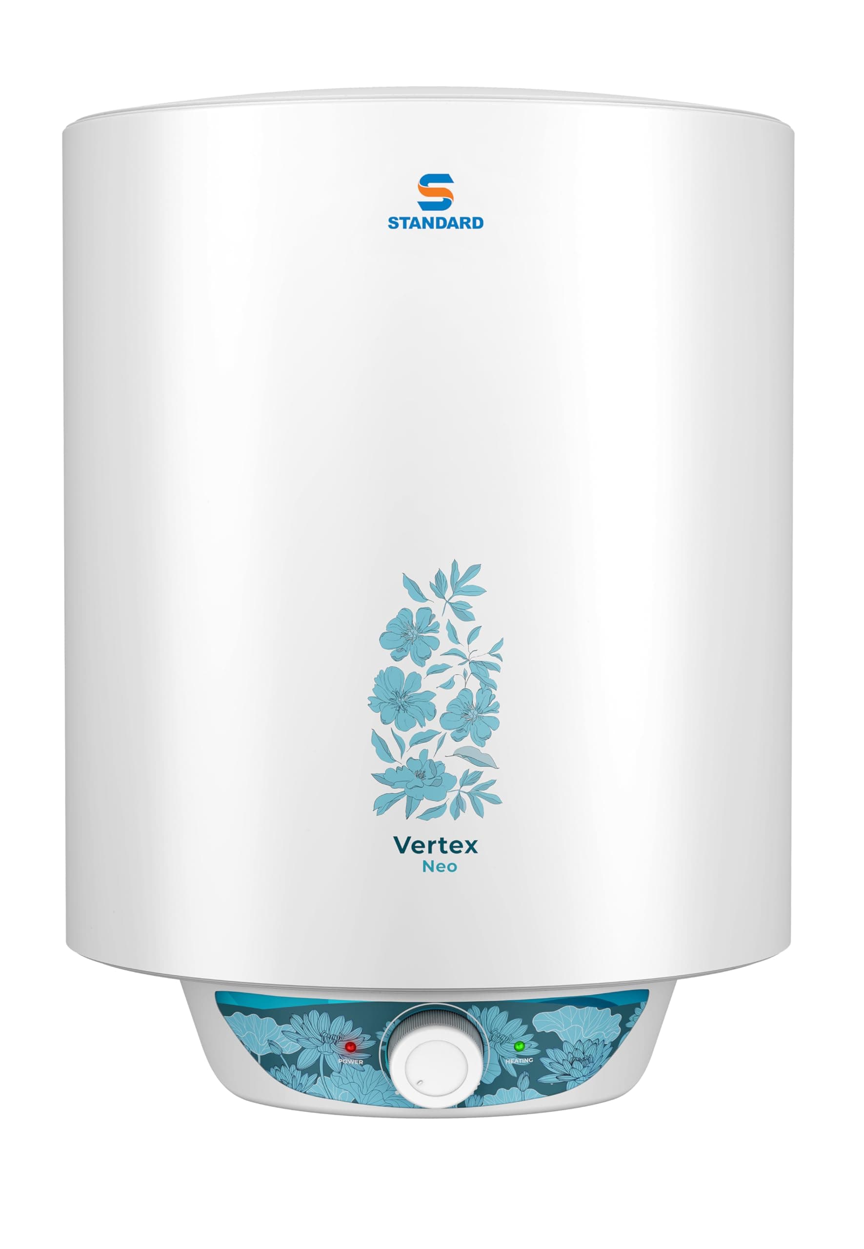 Standard By Havells Vertex Neo 4 Star 15L Storage Water Heater(Geyser)|Faster Heating|Safe to Use|Saves Electricity|Hydro Guard Coated Anti Rust Tank|...