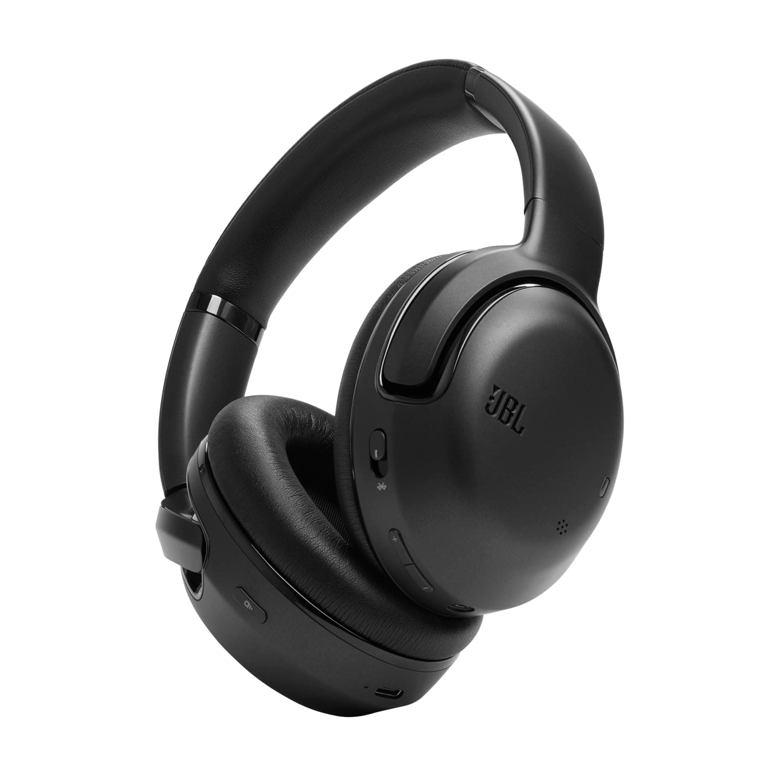 JBL Tour One M2, Adaptive ANC Bluetooth Over-Ear Headphones, Spatial Sound, Personi-Fi 2.0, Smart Ambient, Hi-Res, Pro Sound, App, 4-Mic for Call Clarity, up to 50Hrs, Built-in Alexa (Black)