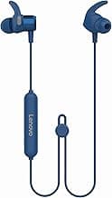 Lenovo HE16 Wireless In Ear Earphones Headphones Bluetooth 5.0 with Mic With Extra Bass Rated IPX5 Waterproof and Sweatproof (Blue)