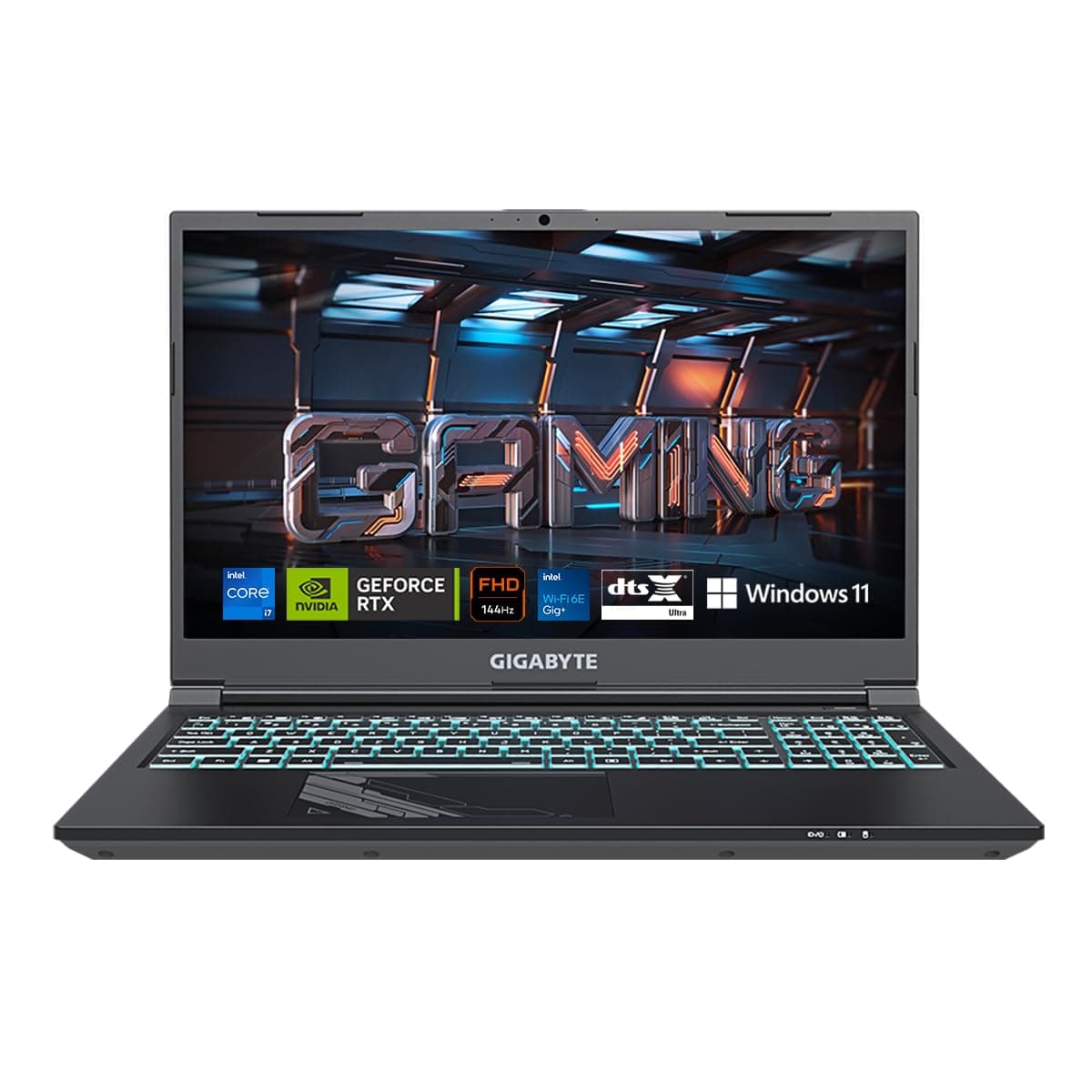 GIGABYTE G5 MF5-52IN354SH, i5-13500H 4.7 GHz, RTX 4050 6GB GDDR6, 15.6" FHD 144Hz Display, 8G *2 DDR5-4800, Gen4 512GB, Multi Languages 15 Color Illum...